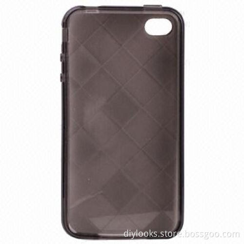TPU Case for iPhone 4, 4S/iPhone 4 (CDMA) with Keys, Gray Color